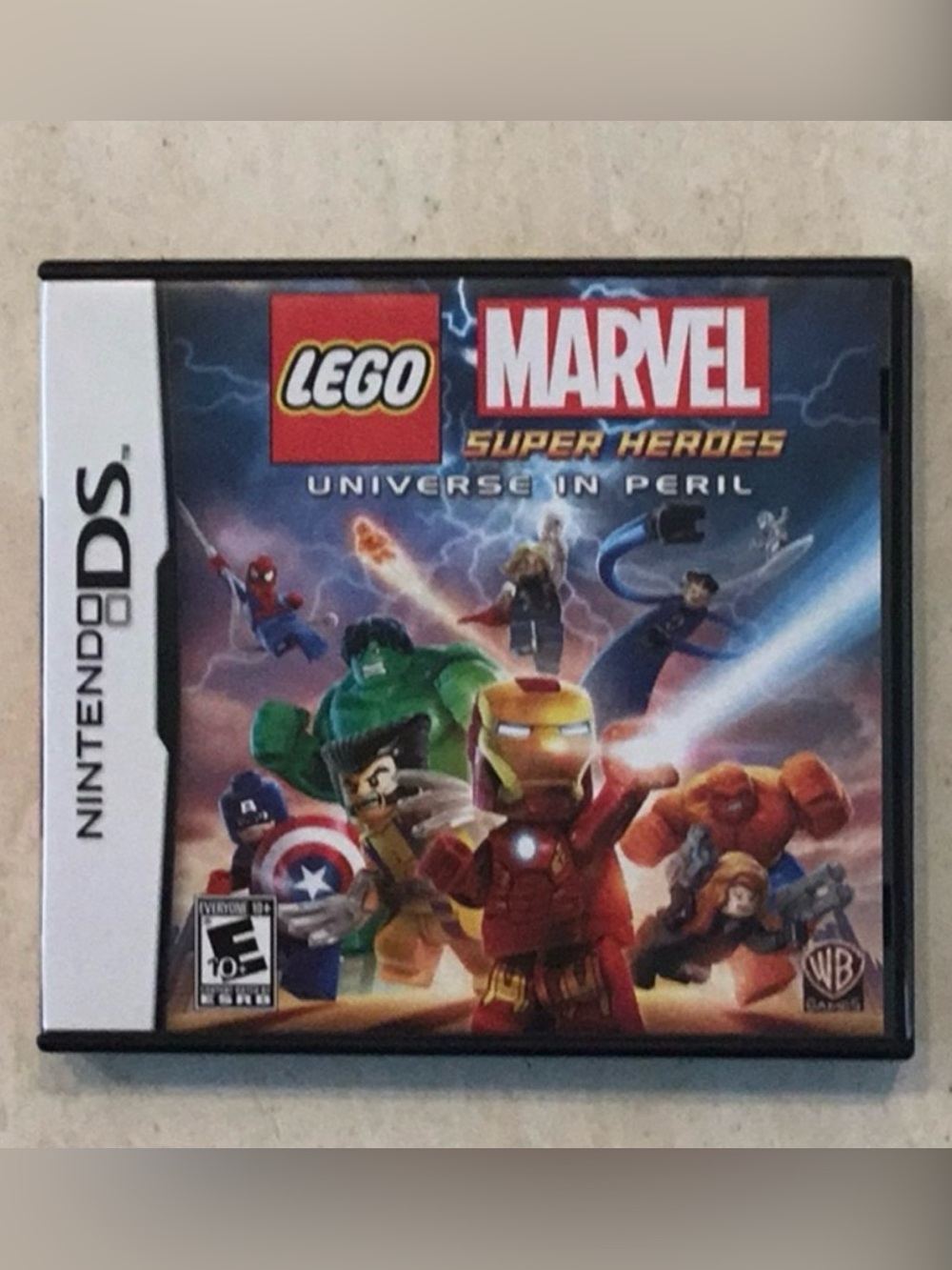 Lego Marvel Super Heroes Universe In Peril Nintendo DS Game CIB Authentic Tested